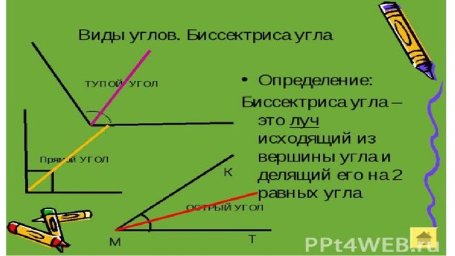 Презентация 5 класс биссектриса угла