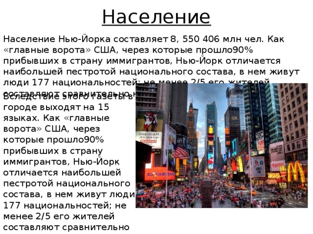 New york презентация