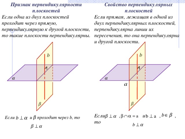 Если одна из двух параллельных перпендикулярна