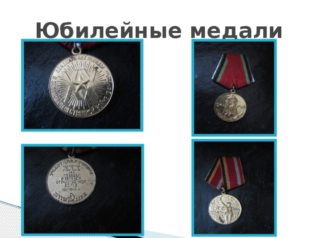 Юбилейные медали 