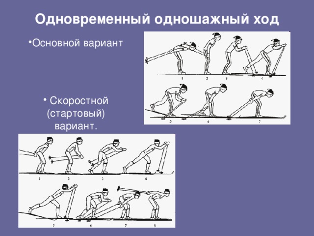 Одновременный одношажный ход