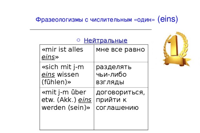 Я неплохо знал немецкий фразеологизм. Фразеологизмы с числительнымыми. Фразеологизмы с числительными. Фразеологизмы с числительными 1. Фразеологизмы в немецком языке.