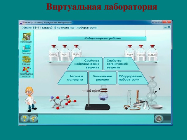 Виртуальное моделирование химических процессов проект по химии