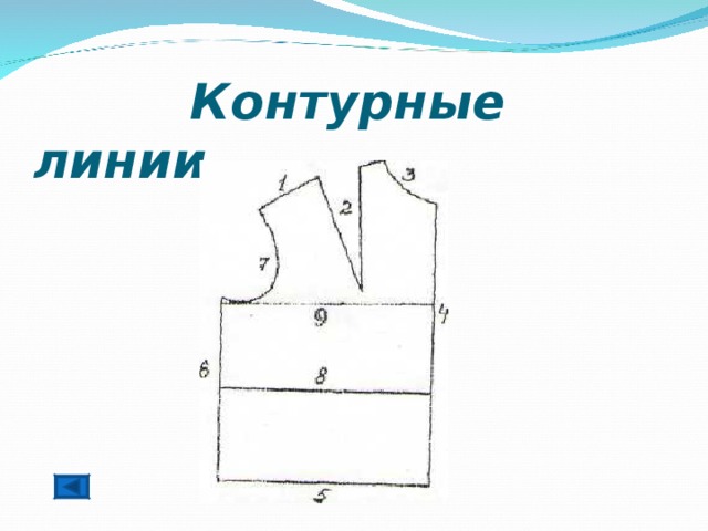  Контурные линии 