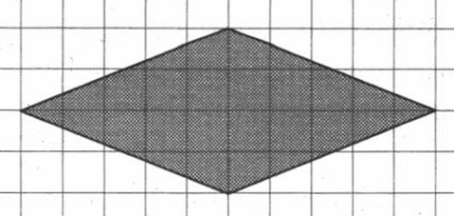 План местности разбит на клетки каждая клетка обозначает квадрат 1м найдите площадь участка ромба