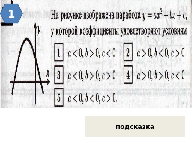 1 подсказка 