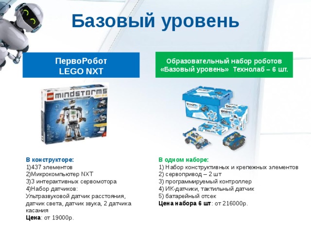 Разновидности конструкторов для образовательной робототехники презентация
