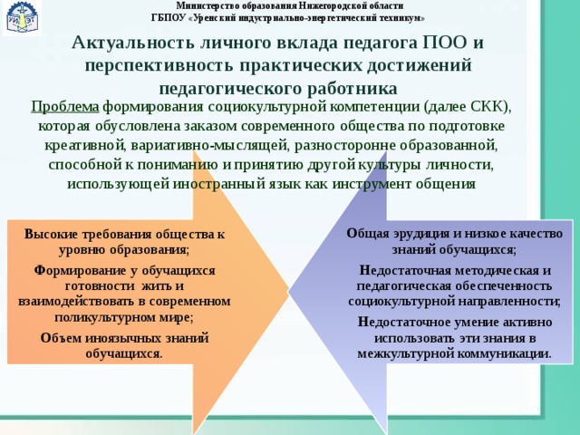 Формирование социокультурной компетенции средствами ИКТ на занятиях английского языка и во внеурочной деятельности