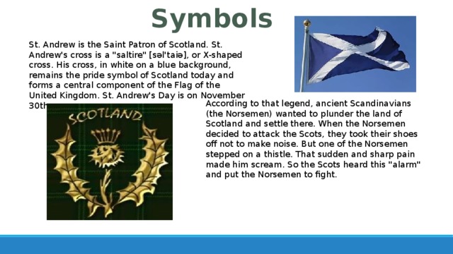 What is the symbol of scotland