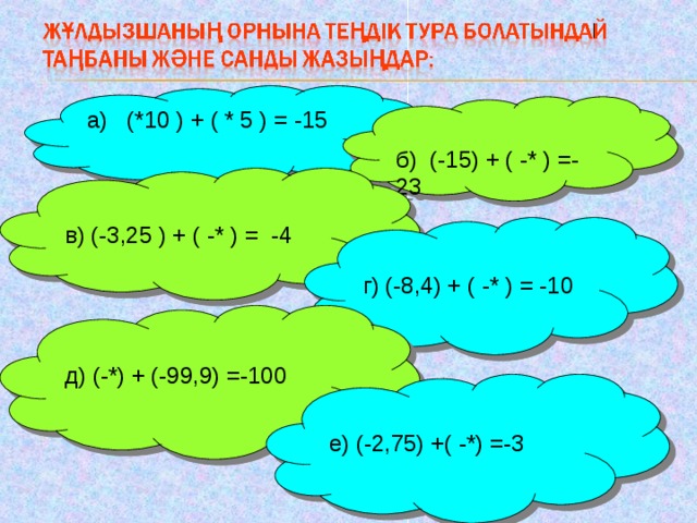 Рационал сандар презентация