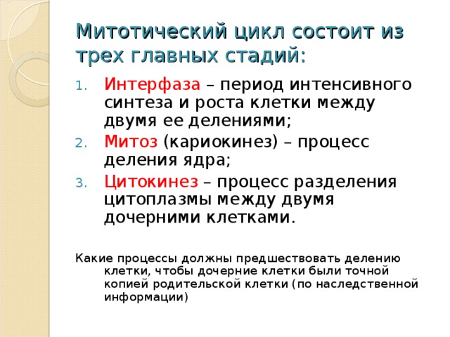 Какой вид и стадия деления обозначены на рисунке какие признаки характерны для этой стадии