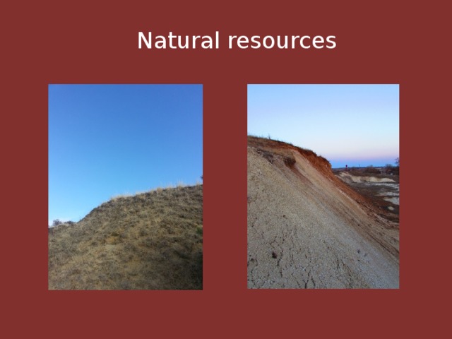  Natural resources  
