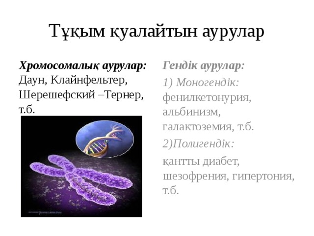 Гендік аурулар презентация