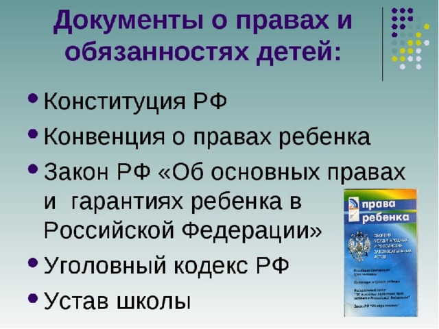 Права и обязанности школьников презентация 7 класс