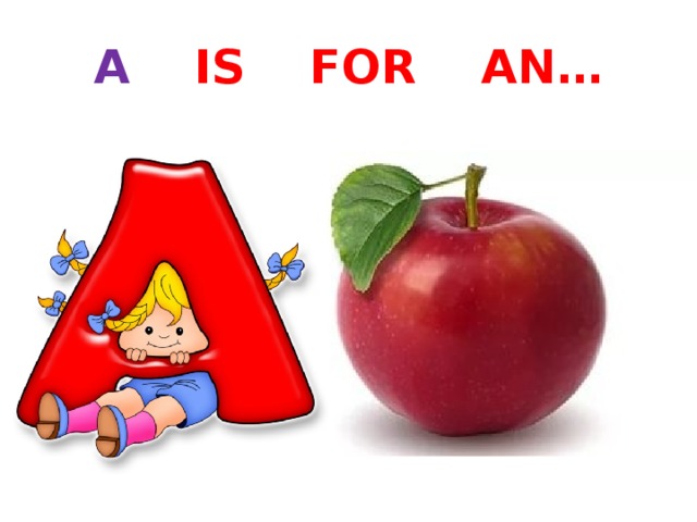 A IS FOR AN… 