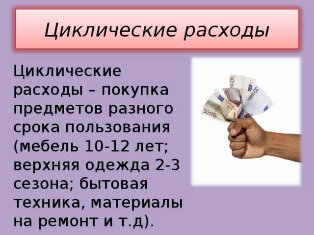 Бюджет 10. Циклические расходы. Циклические расходы семьи. Циклические расходы примеры. Циклические расходы семьи примеры.