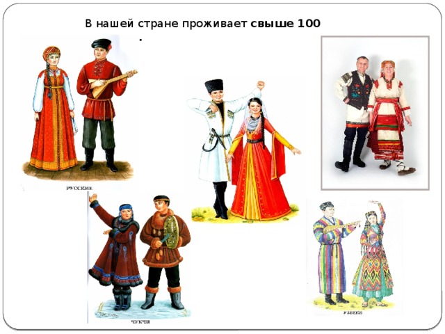 Народы россии средняя группа