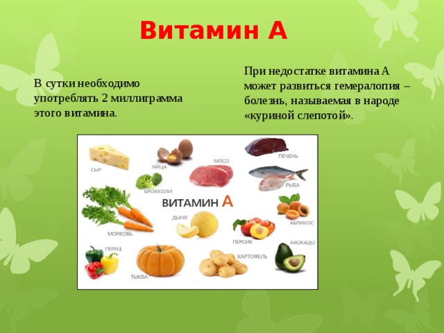 Презентация по химии на тему витамины в жизни человека