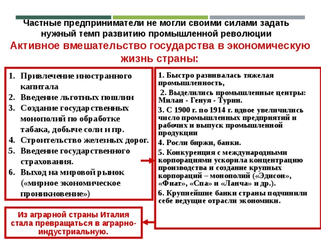 Италия время реформ и колониальных захватов презентация 9 класс фгос юдовская