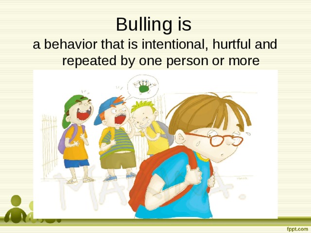 What is bulling 8 класс биболетова презентация