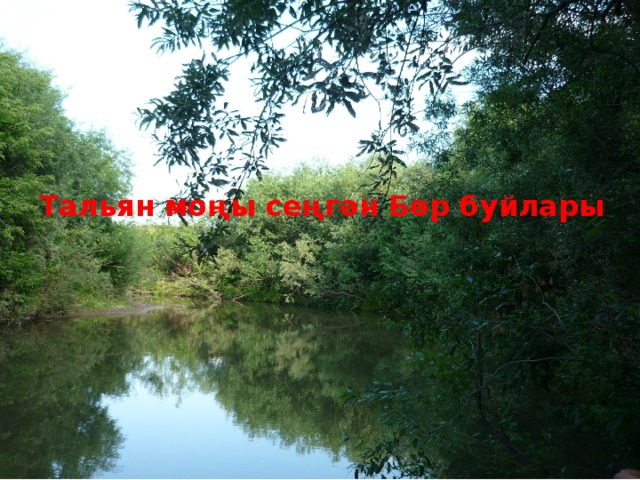 Тальян моңы сеңгән Бөр буйлары 
