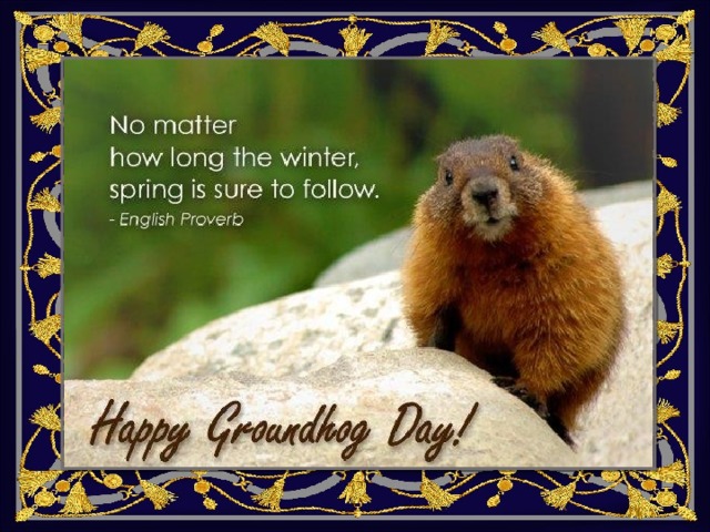 People celebrate Groundhog Day on: А. February 1 B. February 2 D. February 4 C. February 3  