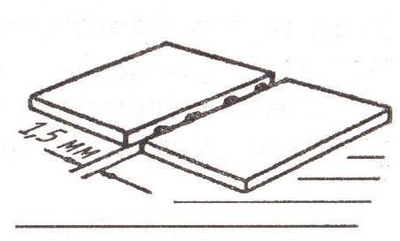 Сборка и прихватка стыков. Прихватки на стыковом соединении. Чертеж прихваток стыкового соединения.
