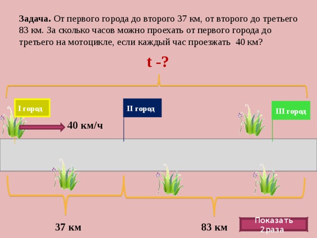 Из бронниц в егорьевск можно проехать двумя способами рассмотри рисунок и ответь на вопрос