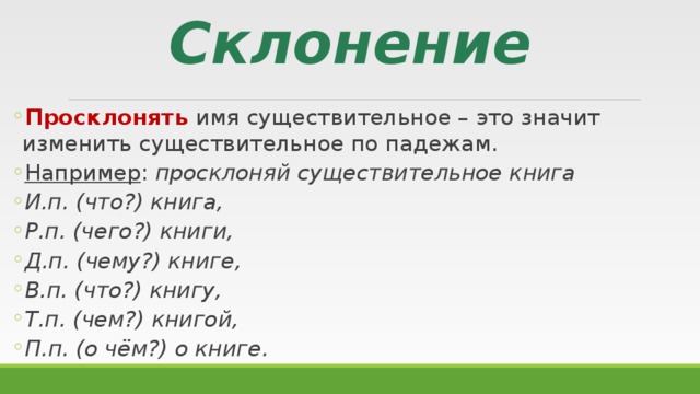 Склонение слова чертеж по падежам