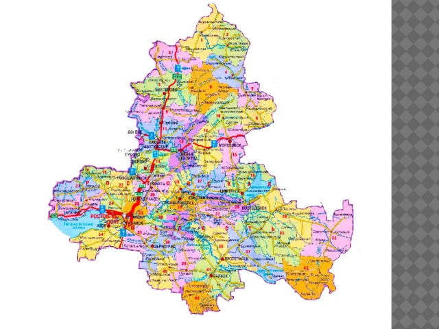 Ростовская карта ростовской области