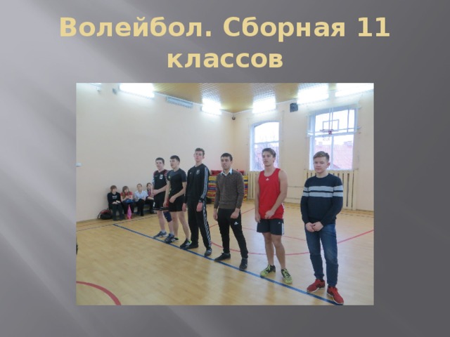 Волейбол. Сборная 11 классов 