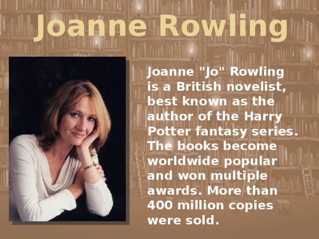 Joanne Rowling Joanne 