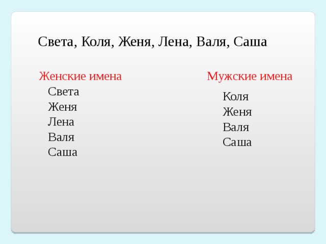 Как назвать колю. Имя Женя и Саша. Имена по типу Саша Женя. Света и Коля. Саша и Женя одновременно женское и мужское имя.