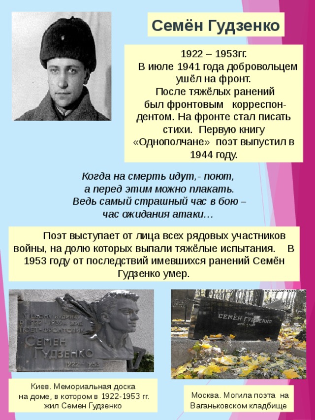 Стихотворение перед атакой. Семён Гудзенко (1922—1953). Семён Петрович Гудзенко на войне. Семён Петрович Гудзенко на фронте.