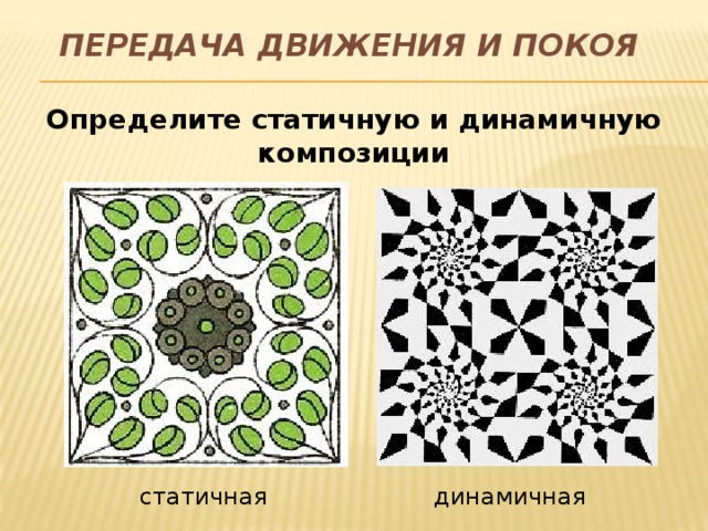 Что значит статичная картинка