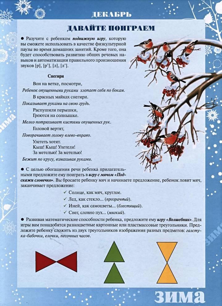 Проект в первой младшей группе в январе