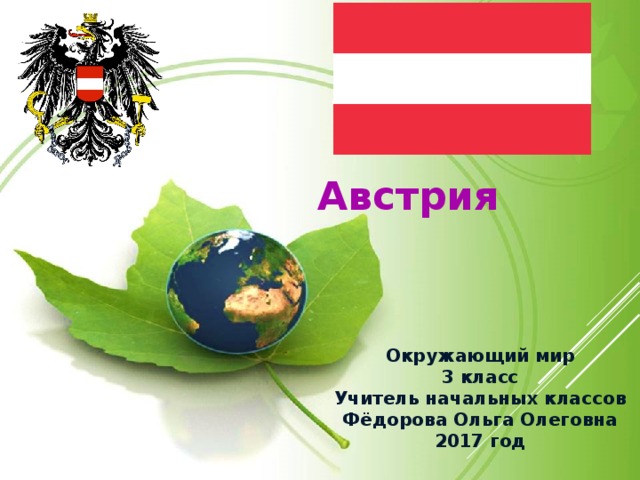 Австрия презентация 3 класс