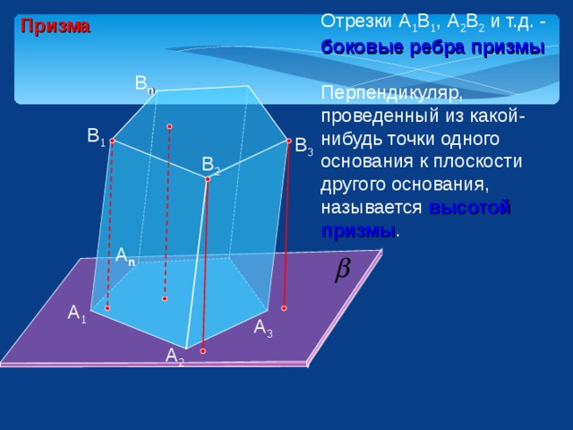 Боковое ребро призмы