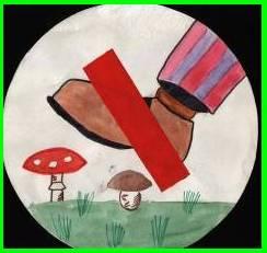 Знак нельзя собирать грибы. Знак не топтать. Природоохранные знаки. Нельзя топтать грибы в лесу знак. Экологический знак для грибов.