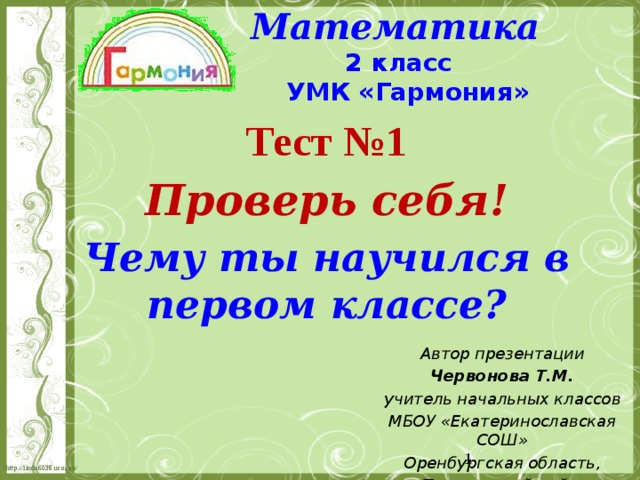 Что узнали чему научились в 1 классе презентация