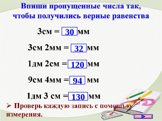 Сколько в 1 метре миллиметров