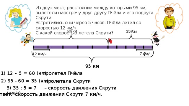 Навстречу друг другу летят два