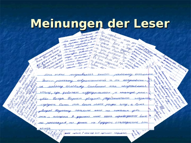 Meinungen der Leser 