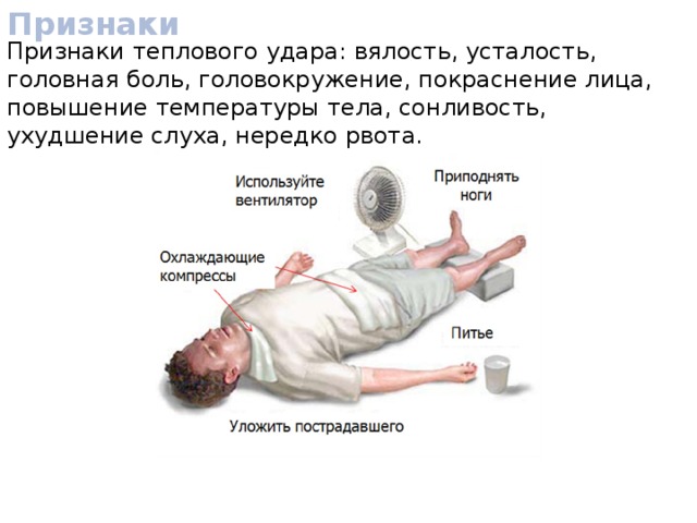 Температура на фоне усталости