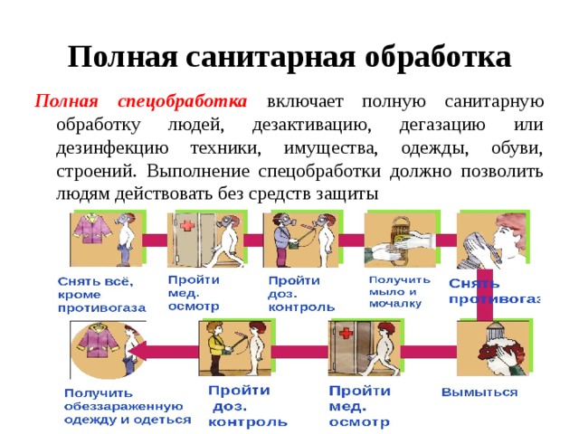 Виды санобработки схема