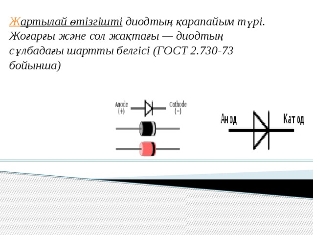 Импульстік диодтар презентация