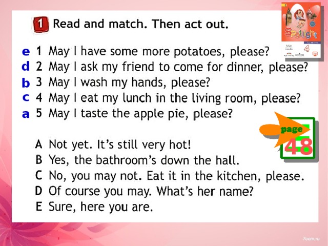 Have you got a pen friends. Вопросы со словом May. Задания May i come in. Английский язык read and Match. Правило May 4 класс английский язык.