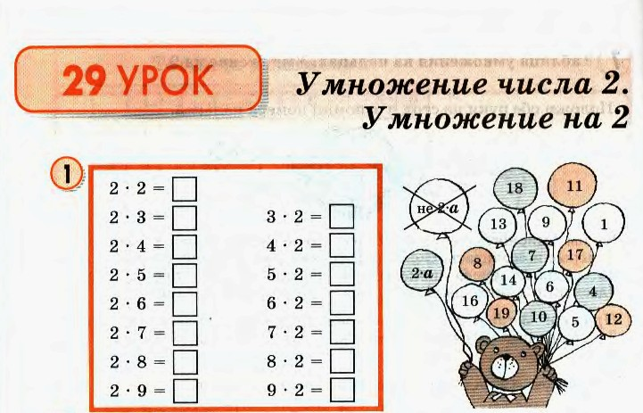 Презентация умножение на 2 закрепление 2 класс