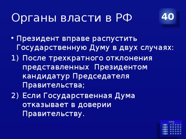 Органы власти в РФ 40