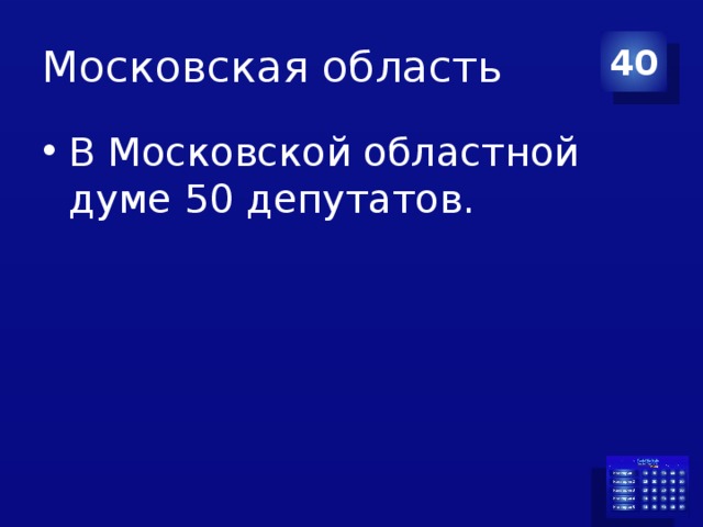 Московская область 40